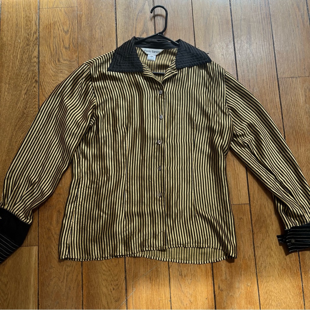 Vintage 100% silk shirt